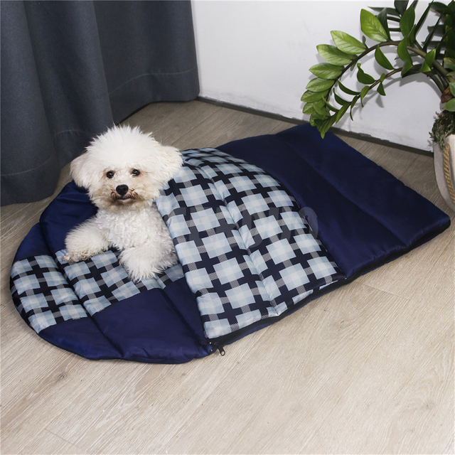 Portable Dog Sleeping Bag Bed with Storage Bag GRDEE-1
