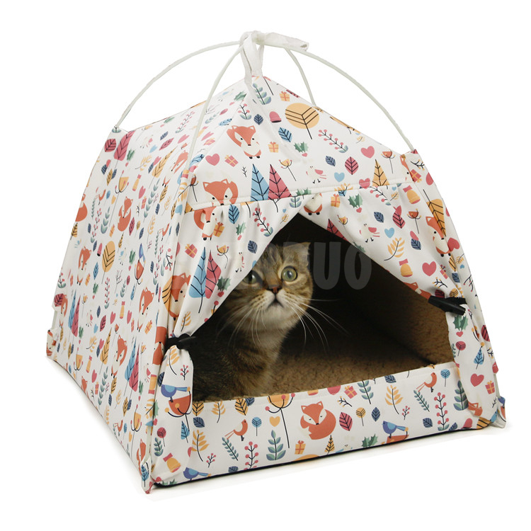 Warm Pet Tent House with Removable Cushion GRDTE-1