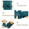 Dry Fast Dog Bathrobe Towel Cat Drying Coat GRDGB-1