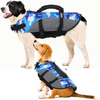 Camo Dog Life Jacket Pet Safety Vest Coat, Ripstop Safety Swimsuit in Pool Beach Lake Kayak Boat Swimming Surfing GRDAJ-4