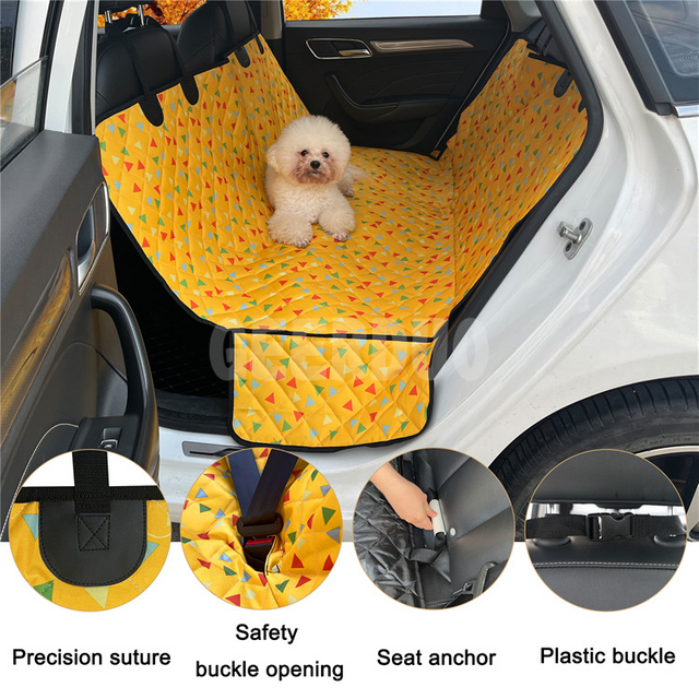 Custom Printing Pattern Dog Car Back Seat Protector GRDSB-17