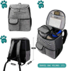 Dog Travel Backpack Organizer with Poop Bag Dispenser GRDBT- 5