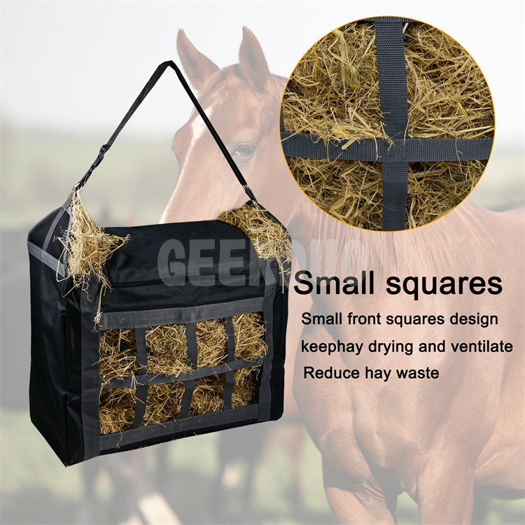 Slow Feeder Hay Bag for Horse Donkey Goat GRDBH-3