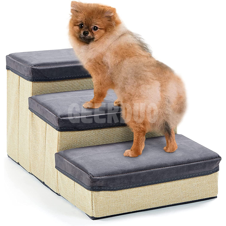 Pet Stairs for High Beds and Couches Machine Foldable Cover GRDCS-7