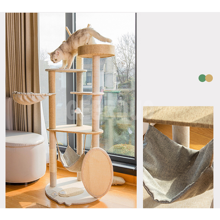 Cat Tree, Small Cat Tower,Scratching Post GRDTR-8