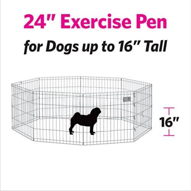 Pet Products Foldable Metal Exercise Pen & Pet Playpen GRDCP-1