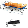 Large Elevated Dog Bed Cot Cooling Pet Raised Cot GRDDE-6