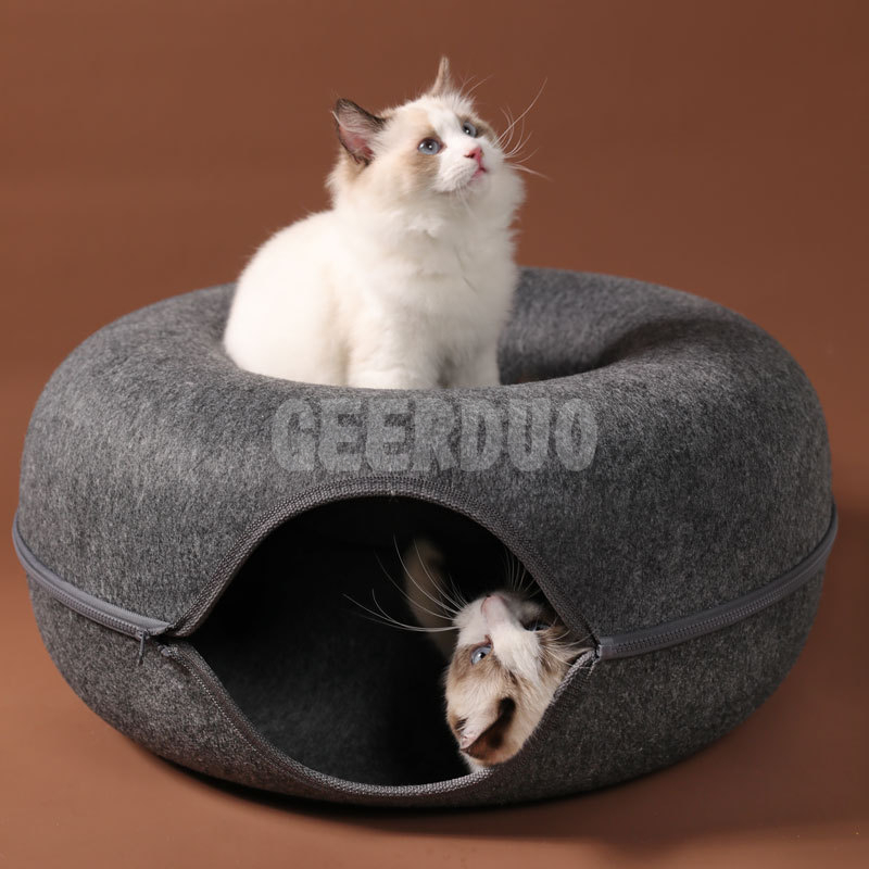 Donut Pet Tunnel Cat House Four Seasons Universal GRDDC-9