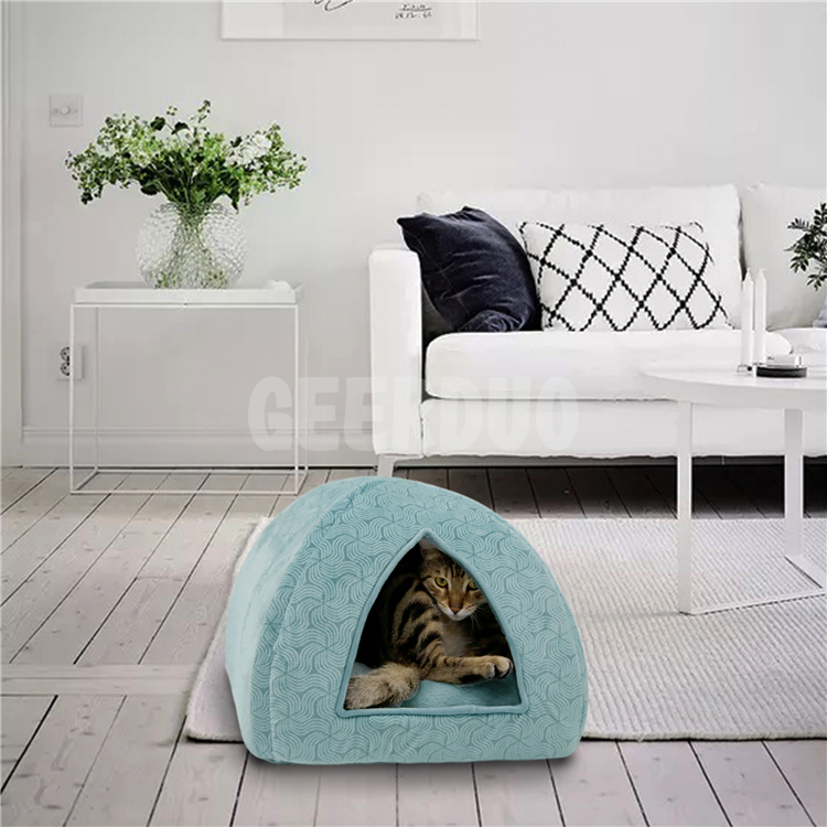 Cat Beds Cat House Cat Tent with Removable Washable Cushion GRDDC-5