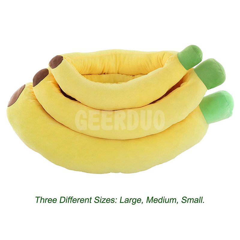 Comfortable and Washable Banana Pet Bed GRDDB-9