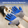 Gentle Deshedding Brush Pet Hair Remover Glove Grooming Glove GRDGT-10