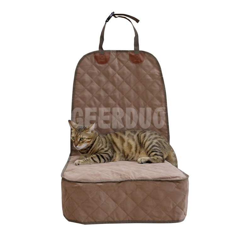 Anti-Dirty Cat Dog Front Car Seat Cover Fake Suede GRDSF-2