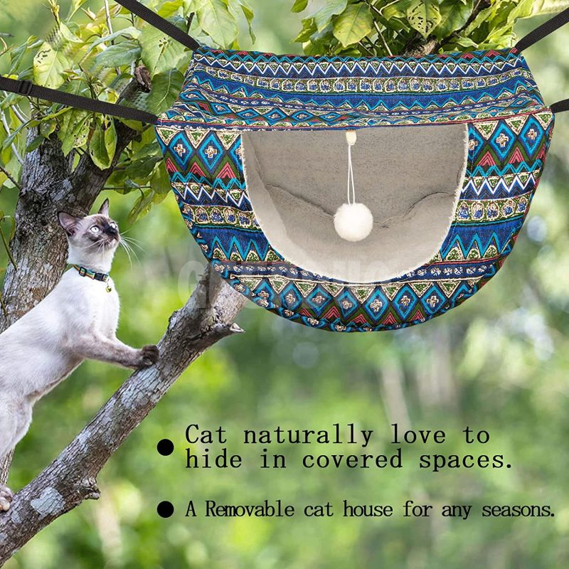 Cat Cage Hammock with Ball GRDDH-2