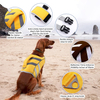Dog Life Jacket with Reflective Stripes, Adjustable High Visibility ,Ripstop,with High Flotation Swimsuit GRDAJ-5