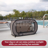 Foldable Cat Crate With Straps For Cat Car Seat GRDCC-4