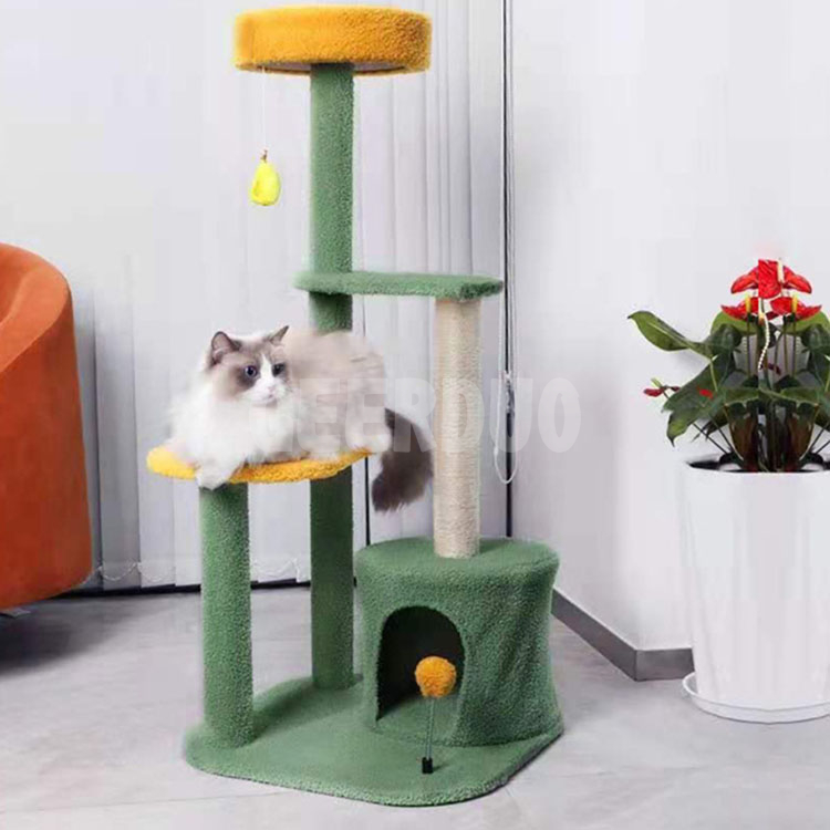 Cat Tree, Small Cat Tower, Condo, Scratching Post GRDTR-2