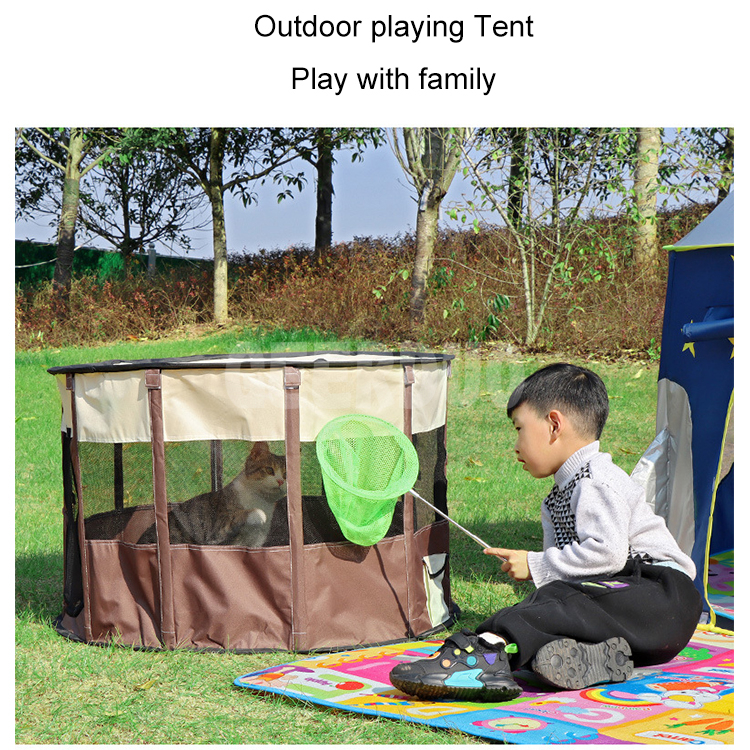 Foldable Pet Playpen Portable Exercise Kennel Tent For Puppies GRDCC-8