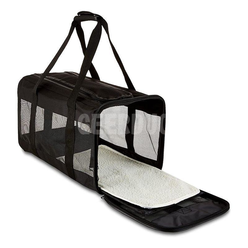 Basics Soft-Sided Mesh Pet Travel Carrier Bag GRDBC-4