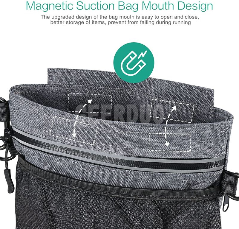 Pet Out Training Belt Bags Dog Food Bag with Adjustable Belt GRDBR- 3