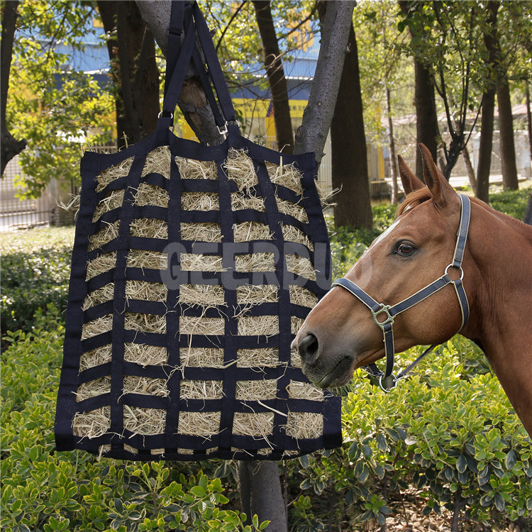 Four-Sided Slow Feed Horse Hay Bag GRDBH-5