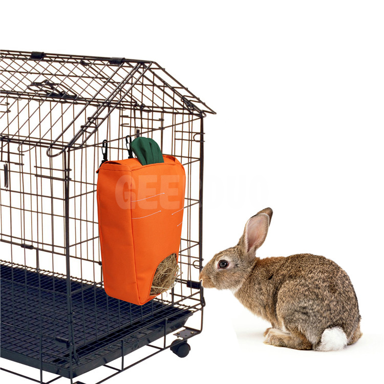Carrot Shape Hay Feeder Bag for Guinea Pig and Rabbits GRDBF-1