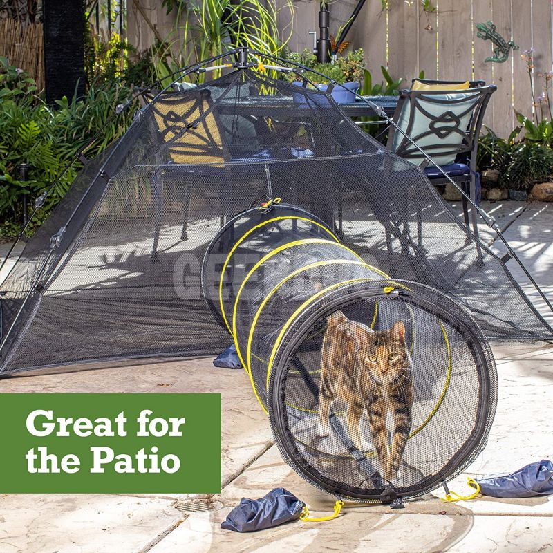 Outdoor Cat Play Tent Tunnel and Playhouse GRDTE-4