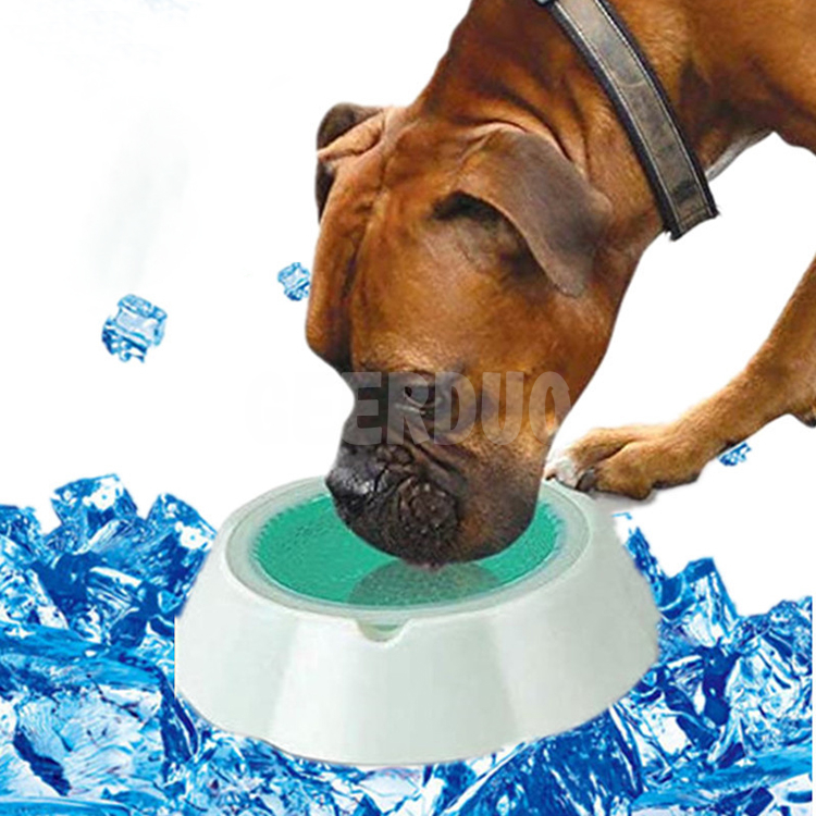 Eco Friendly Summer Cooling Pet Dog Cat Water Bowl GRDFB-8
