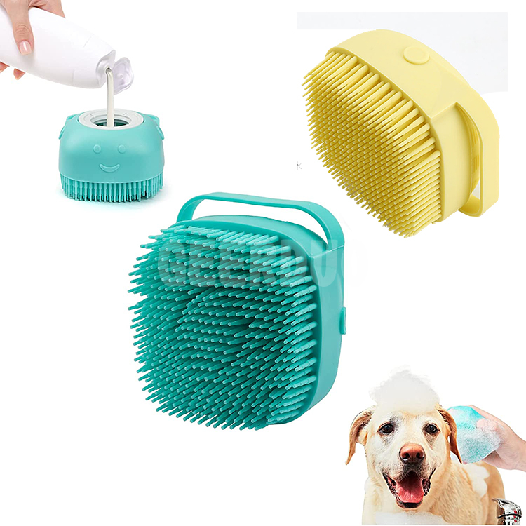 Silicone Massage Dog Cat Bath Brush Comb GRDGT-8