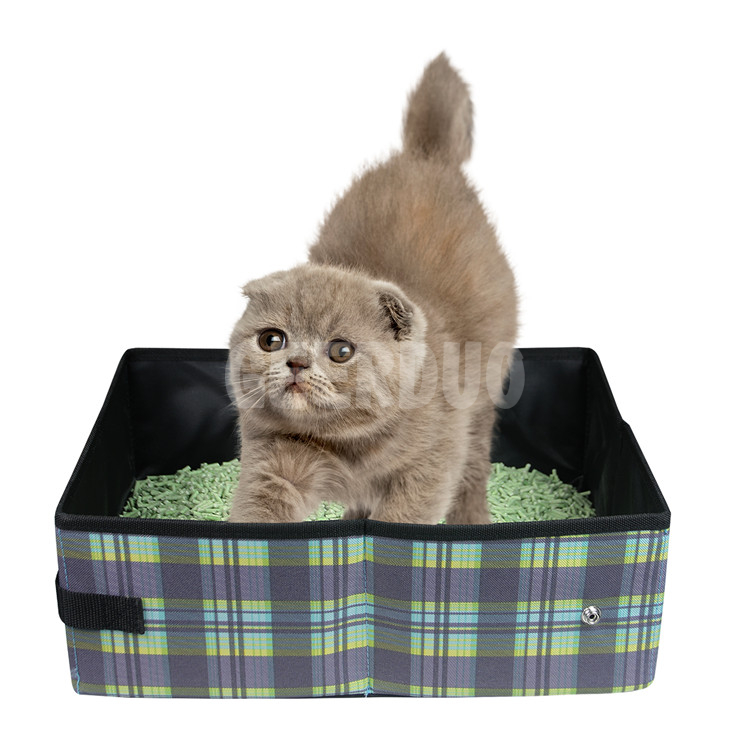 Portable Collapsible Travel Cat Litter Box GRDGL-2