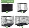 Folding Mental Best Pet Multi-Size Dog Crates with Double-Door GRDCC-1