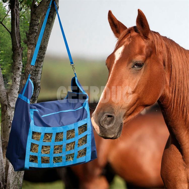 Horse Hay Bag Slow Feed Feeder Tote Bags GRDBH-4