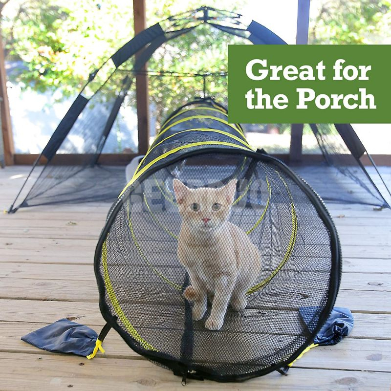 Outdoor Cat Enclosures Cat Tunnel, and Playhouse GRDTE-4