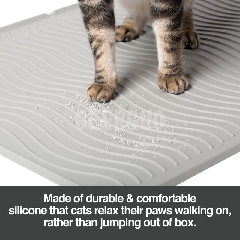 Large Premium Grade Silicone Cat Litter Mat GRDDM-14