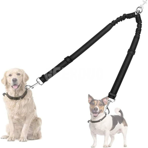 360° Swivel Rotation Double Dog Leash Walking Training For 2 Dogs GRDHL-12