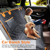 Dog Seat Cover with Detachable Mesh Window GRDSB-11