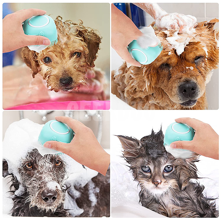 Pet Bath Grooming Brush (9)