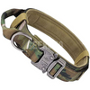 Tactical Dog Collar Premium Nylon Adjustable Dog Collars with Handle GRDHC-17