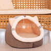 Cat Bed Cave with Removable Washable Cushioned Pillow GRDDC-10