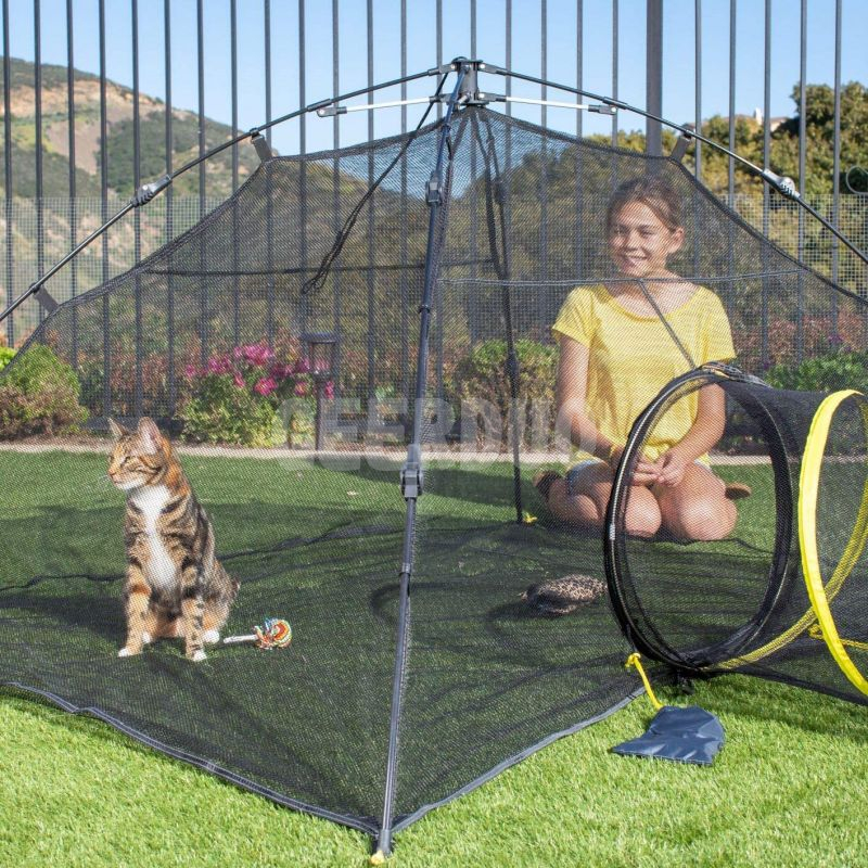 Outdoor Cat Play Tent Tunnel and Playhouse GRDTE-4