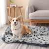 Warm Paw Print Blanket Bed Cover for Dogs and Cats GRDDK-4