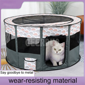 Foldable Pet Playpen Portable Exercise Kennel Tent For Puppies GRDCC-8
