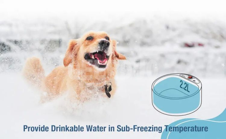 Heated Pet Water Bowl Dog Thermal-Bowl Pet Heating Water Dish GRDSP-8