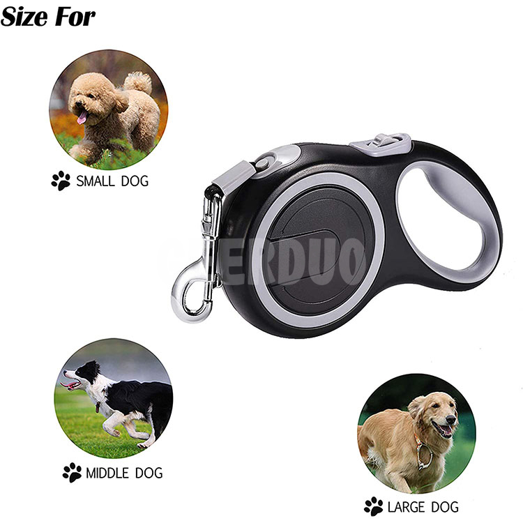360° Tangle-Free Retractable Dog Leash Rope Dog Walking Collar Leash GRDHL-8